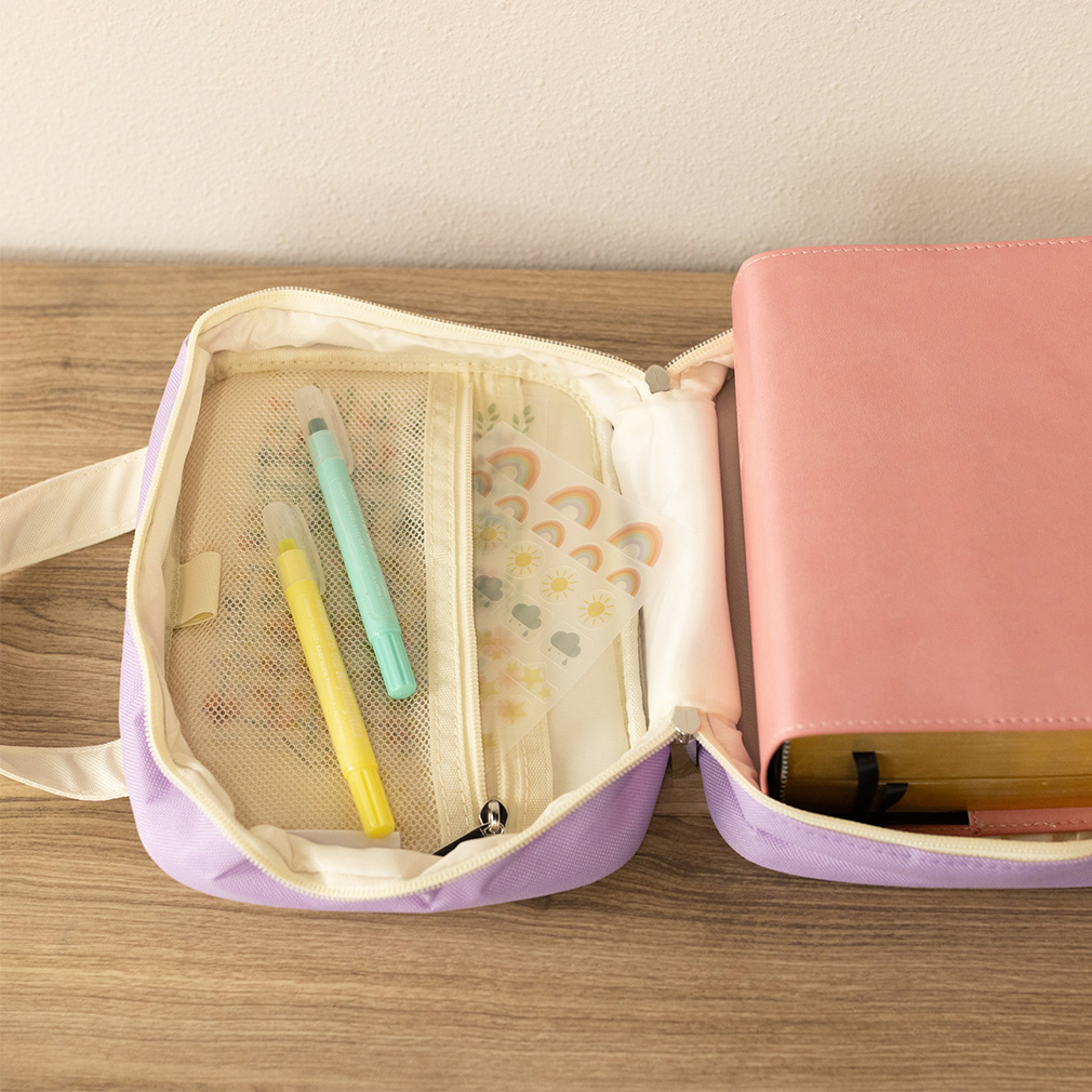 Purple LDS Scripture Case | Fits Quad or Triple & Bible